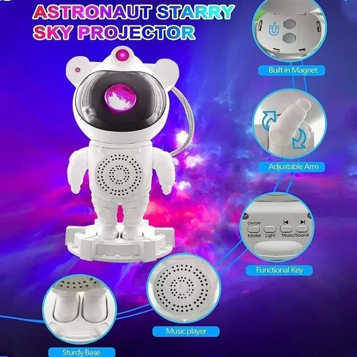 Astronaut Bluetooth Star Projector Lamp